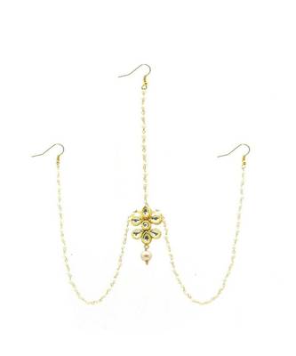 Gold Plated Maang Tikka Matha Patti For Women/Girls 1