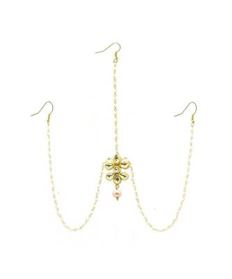 Gold Plated Maang Tikka Matha Patti For Women/Girls 2