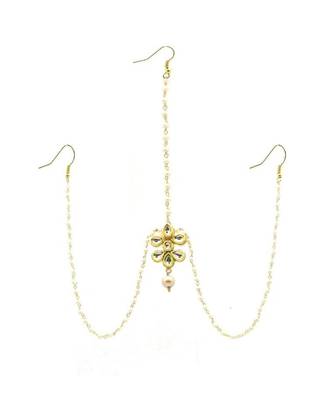 Gold Plated Maang Tikka Matha Patti For Women/Girls 3