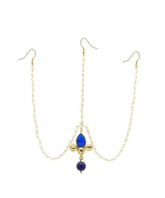 Gold Plated Maang Tikka Matha Patti For Women/Girls 1