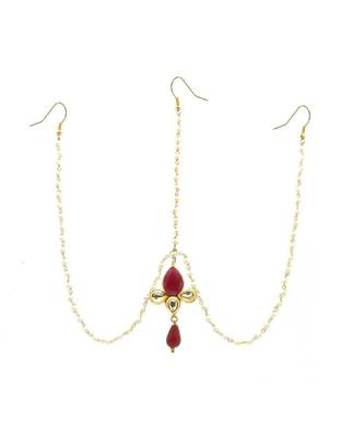 Gold Plated Maang Tikka Matha Patti For Women/Girls 1