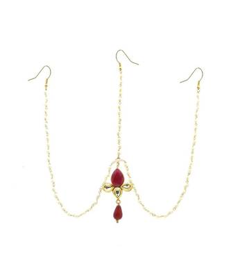 Gold Plated Maang Tikka Matha Patti For Women/Girls 2