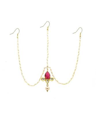 Gold Plated Maang Tikka Matha Patti For Women/Girls 2