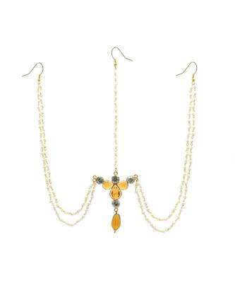 Gold Plated Maang Tikka Matha Patti For Women/Girls 2