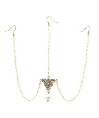 Gold Plated Maang Tikka Matha Patti For Women/Girls 3