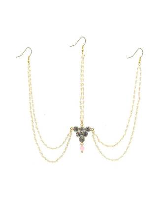 Gold Plated Maang Tikka Matha Patti For Women/Girls 1