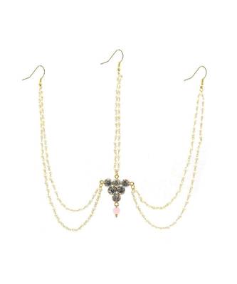 Gold Plated Maang Tikka Matha Patti For Women/Girls 2