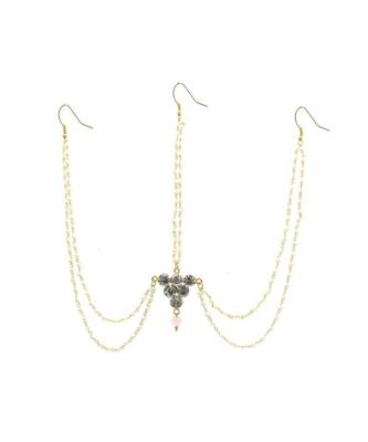 Gold Plated Maang Tikka Matha Patti For Women/Girls 3