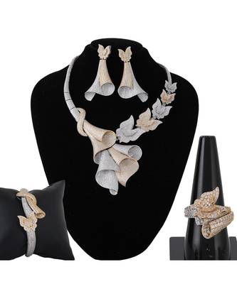 Cubic Zirconia Classy Bridal Necklace 2