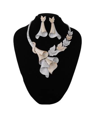 Cubic Zirconia Classy Bridal Necklace 5