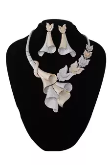 Cubic Zirconia Classy Bridal Necklace