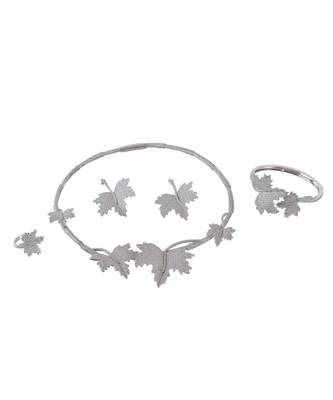 Cubic Zirconia Classy Bridal Necklace 3