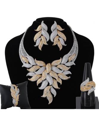 Cubic Zirconia Classy Bridal Necklace 2