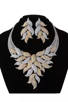 Cubic Zirconia Classy Bridal Necklace