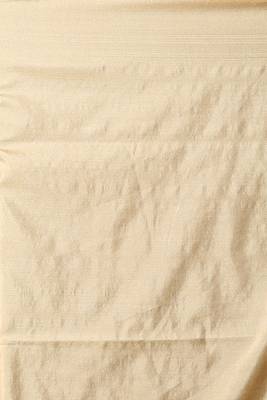 Beige woven banarasi silk saree with blouse 4