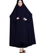 Justkartit Lycra Stretchable Plain Arabic Style Chaderi Abaya Burkha For Women