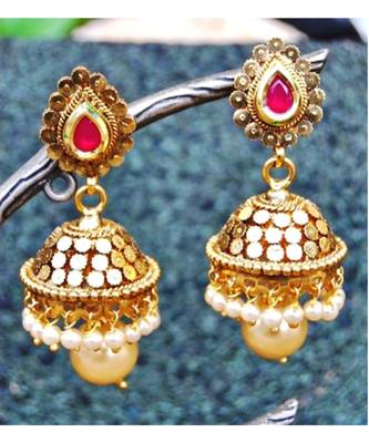 Golden Bell Jhumkas 1