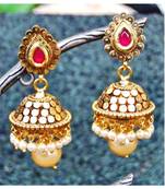 Golden Bell Jhumkas