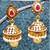 Golden Bell Jhumkas