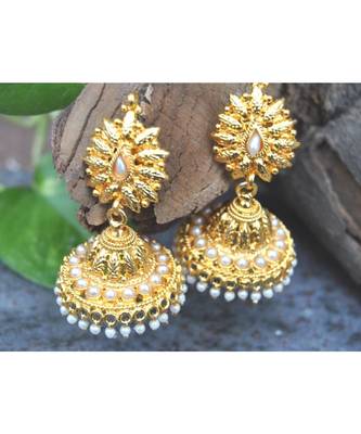 Self Designed Jhumka Earrings 1