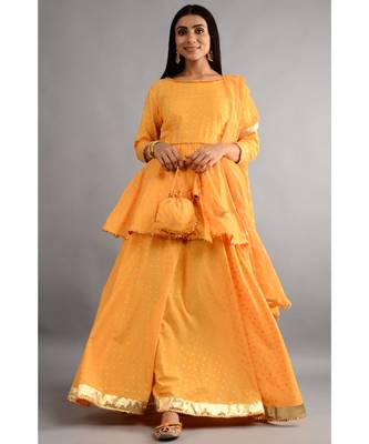 Chunri Kurta And Skirt With Dupatta 1