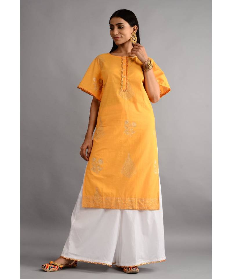 Haar Kurta,Palazzo Whit Dupatta