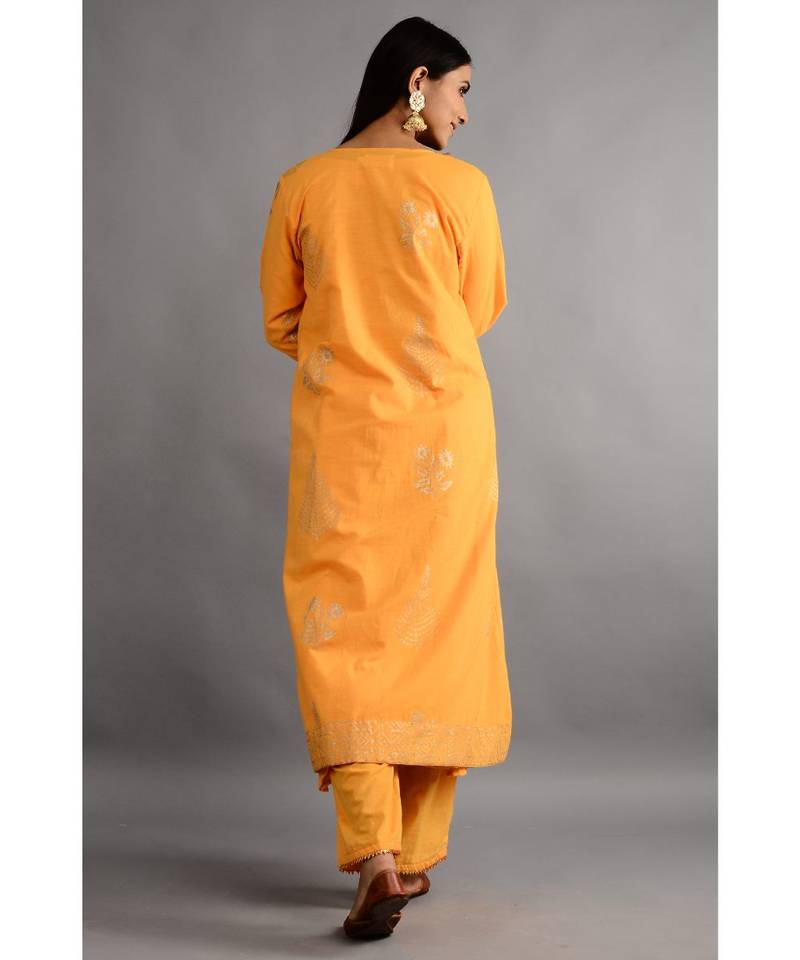 HaathPhool Kurta, Jecket And Pant Set