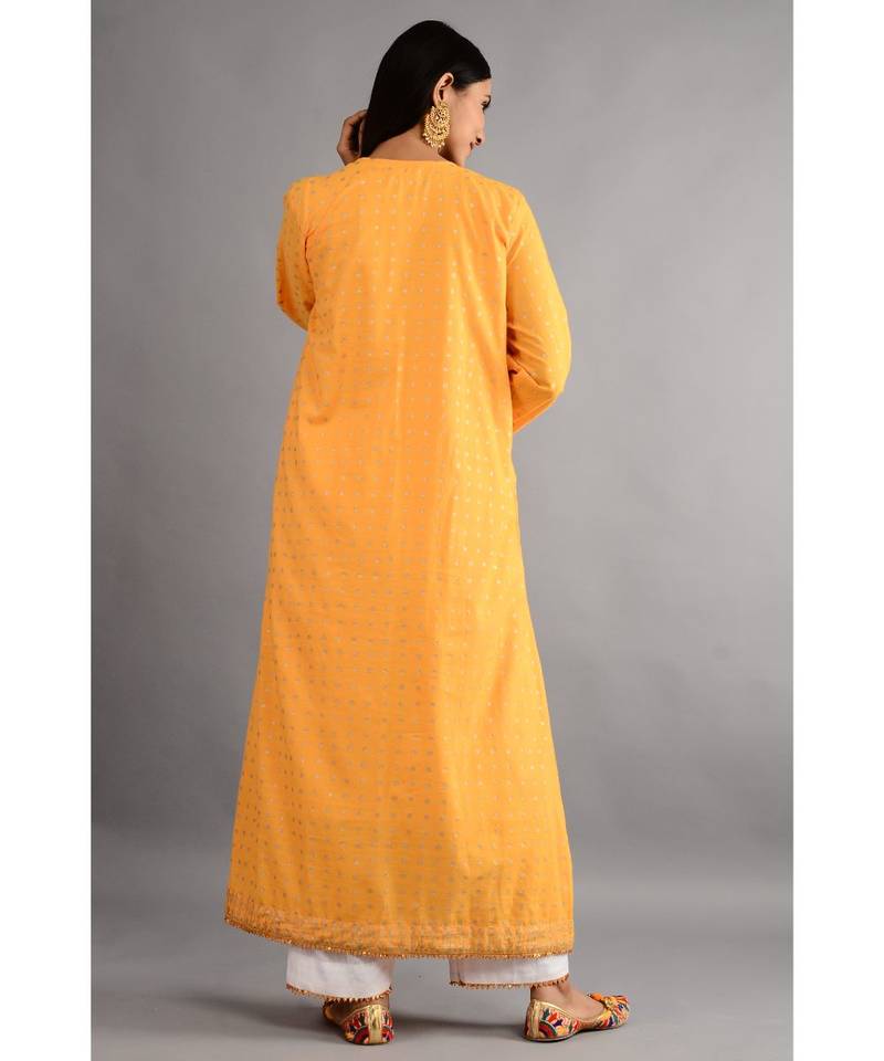 Jhumka Kurta,jecket And Pant Set\