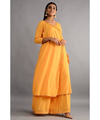 Kamarbandh Kedia Kurta And Palazzo 4