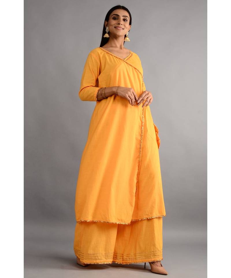 Kamarbandh Kedia Kurta And Palazzo