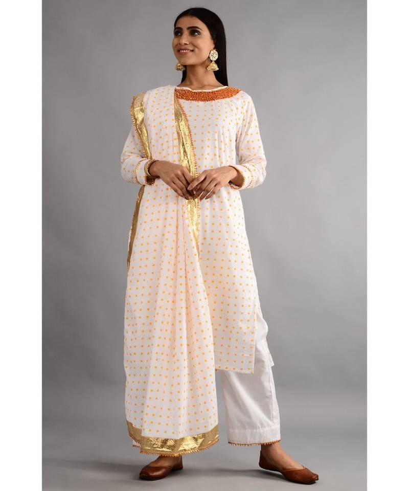 Kangan Kurta, Pant set Whit Dupatta