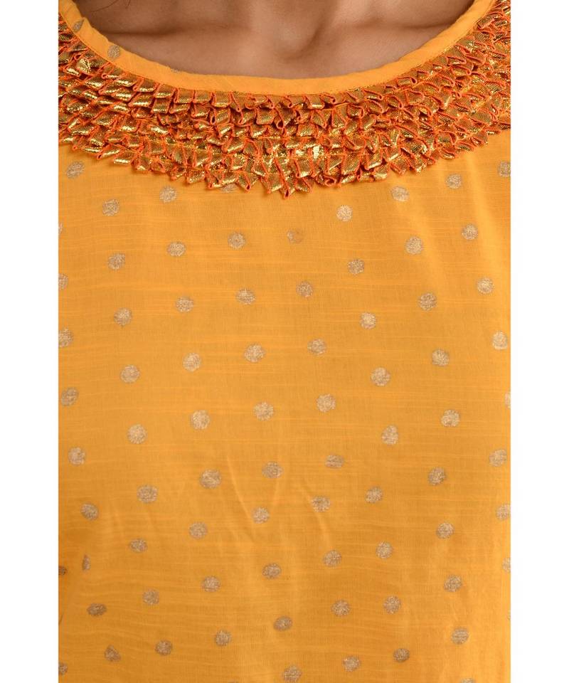 KeshPhool Kurta, Palazzo Set With Dupatta