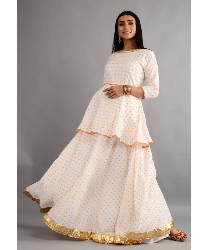 Mala Kurta,Skirt With Dupatta