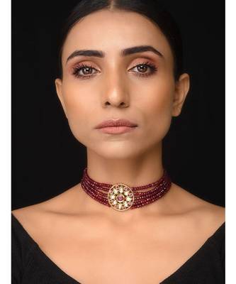 Kundan And Red Stones Choker 1