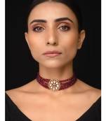 Kundan And Red Stones Choker