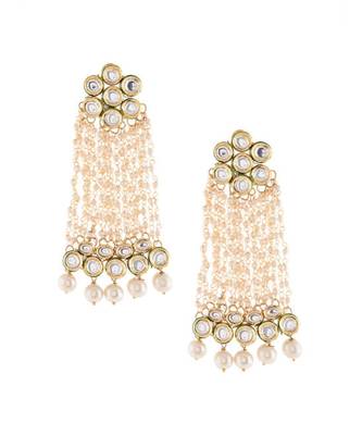 Kundan And Pearls Chandbaali 2
