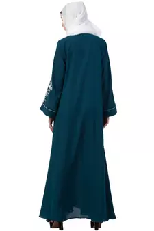 A-Line Designer Abaya With Embroidery