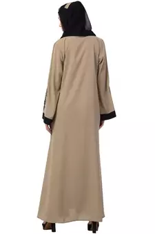 A-Line Dubai Abaya With Embroidery