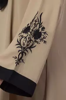A-Line Dubai Abaya With Embroidery