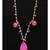Pink Beads String Necklace
