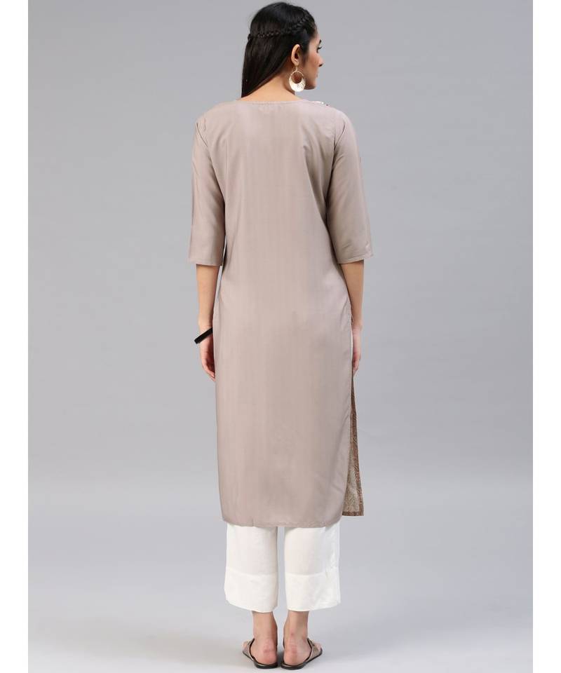 multicolor printed polyester stitched kurti