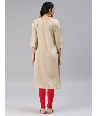 multicolor printed polyester stitched kurti 4