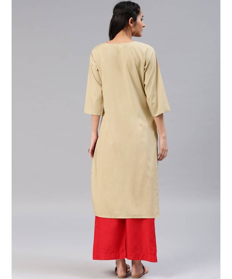 multicolor printed polyester stitched kurti