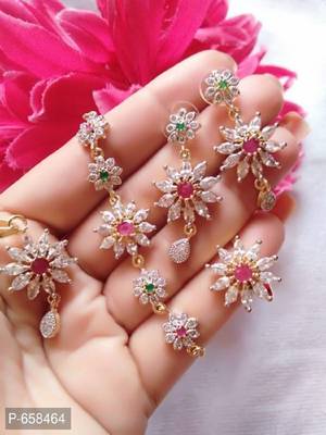 Multicolor diamond jewellery-combo 1