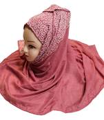 Occasion Wear Rayon Soft Cotton Embroidery Hijab Scarf Dupatta For Women