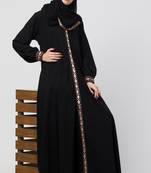 A-Line Abaya With Embroidery And Dual Pocket