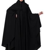 Black Kashibo Plain Islamic Abaya
