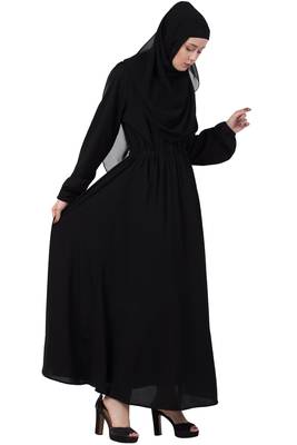 A-Line Casual Abaya 3