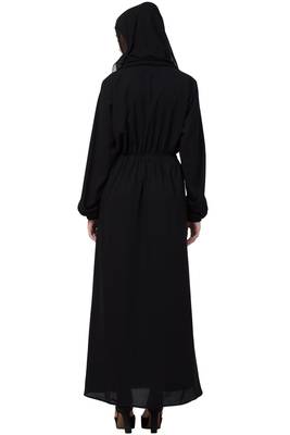 A-Line Casual Abaya 4