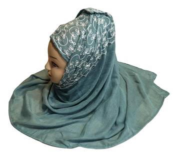 Rayon Soft Cotton Occasion Wear Embroidery Hijab Scarf Dupatta For Women 1
